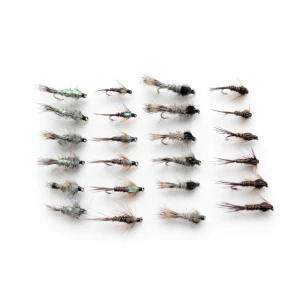 24 Barbless Hares Ear and Pheasant Tail