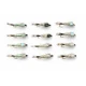 12 Barbless Hares Ear, Flash Head and Standard