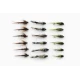 18 Barbless Nymphs, Hares Ear, Olives & PTN