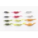12 Barbless Scud, Mixed Colours