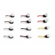 12 Barbless Suspender Buzzer - 6 Colours