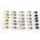 30 Mixed Barbless Goldhead Nymph - 5 Named Varieties