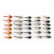 30 Barbless Mixed Goldhead Nymph - Named