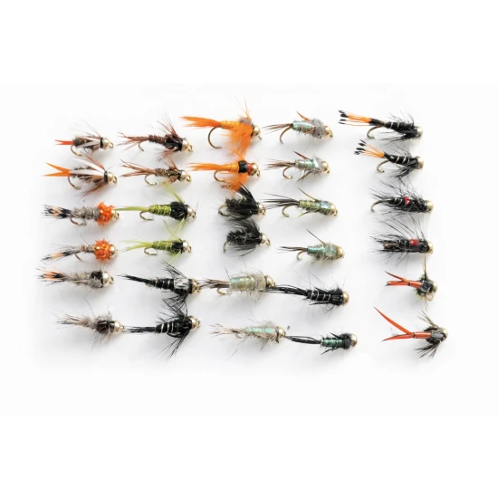 30 Barbless Goldhead Nymph - Mixed