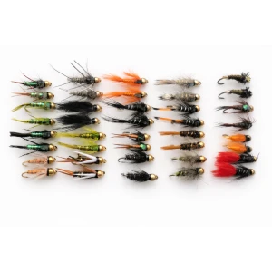 40 Barbless Random Goldhead Nymph