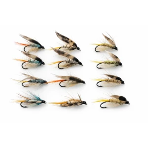 12 Barbless Wet Flies - Invicta, Silver, Pearl and Standard