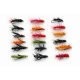 18 Barbless Mixed Colour Snatchers