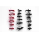 18 Barbless Snatchers, Claret, Black/Green, Black/Red