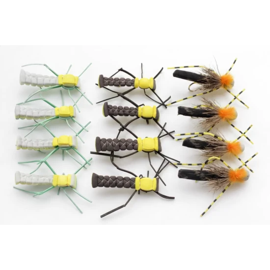12 Grasshopper Flies