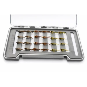 24 BARBLESS Goldhead Hares Ear, Pheasant Tail and Olive  - Boxed Set