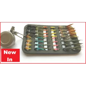 48 Wets, GH Buzzers, Nymphs on Fly patch with zinger