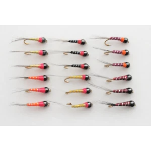 18 BARBLESS Perdigon Nymph - Tungsten