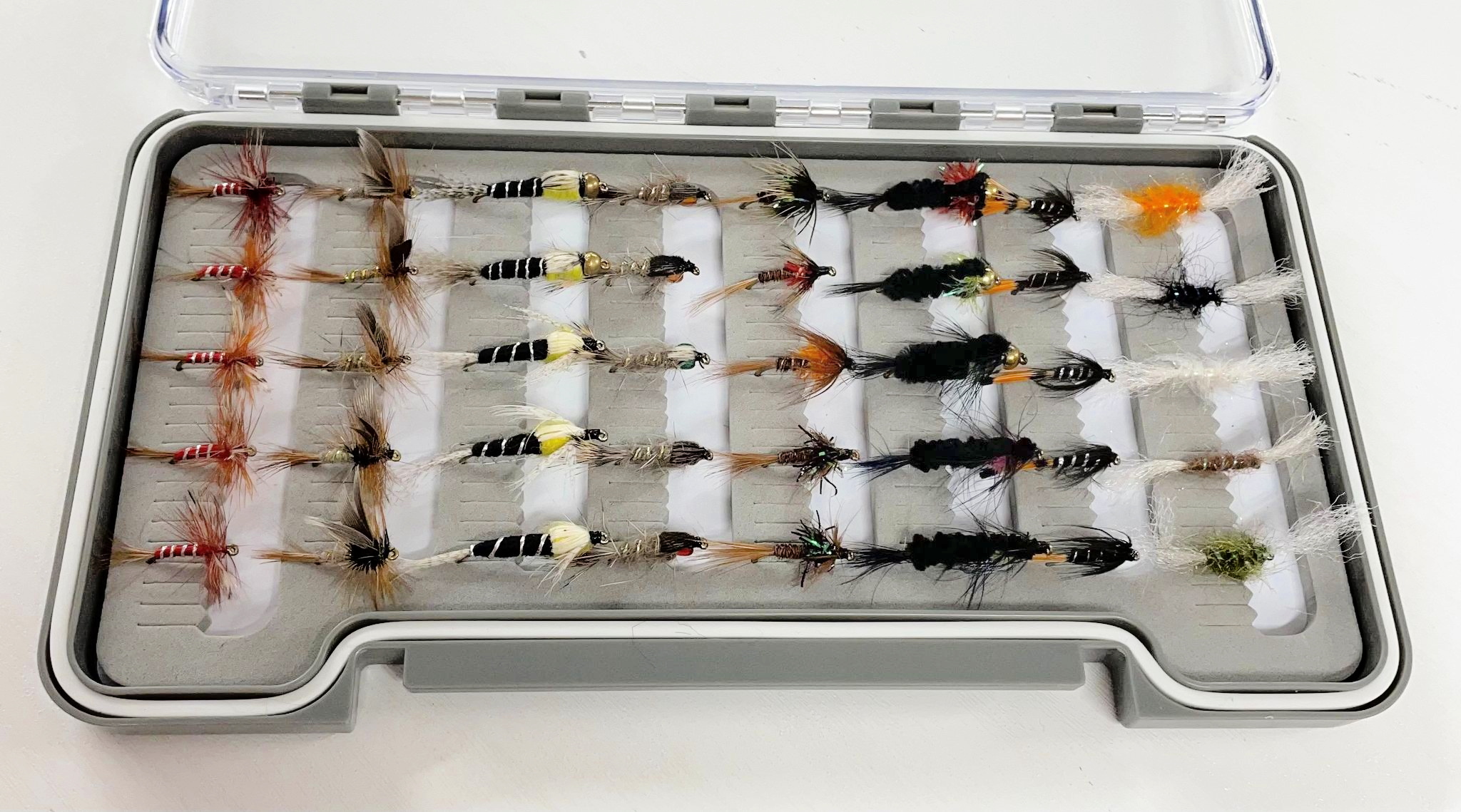 By Arc Fishing Flies UK Trout Flies Nymph Buzzers Barbed or BARBLESS Hooks 